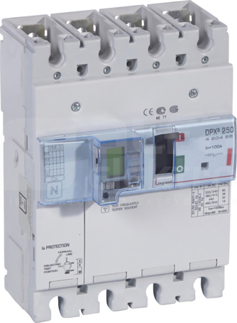 DPX3-250 3P 100A 36kA Wyłącznik mocy z wyzwalaczem elektron+pomiar+zabez