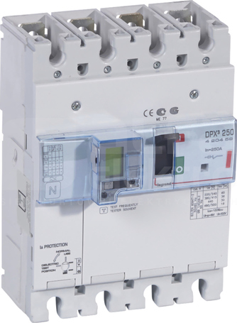 DPX3-250 3P 100A 36kA Wyłącznik mocy z wyzwalaczem elektron+pomiar+zabez