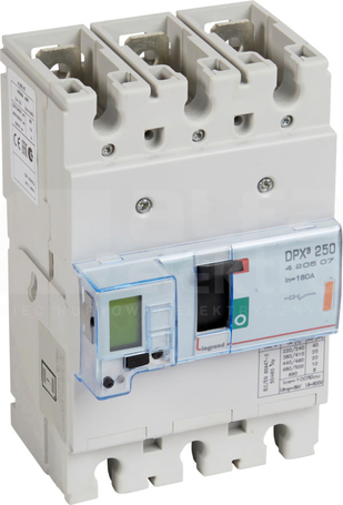 DPX3-250 3P 160A 25kA Wyłącznik mocy z wyzwalaczem elektronicznym