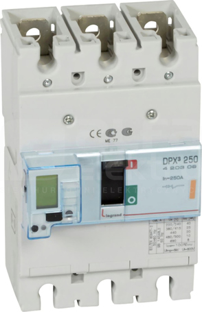 DPX3-250 3P 250A 25kA Wyłącznik mocy z wyzwalaczem elektronicznym