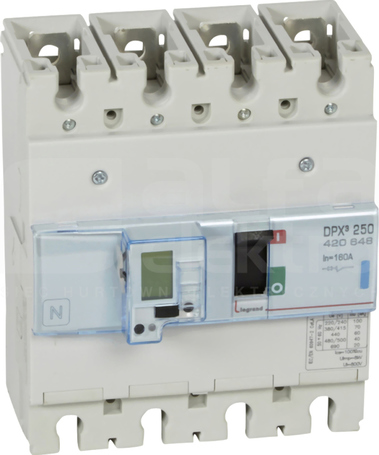 DPX3-250 3P 100A 70kA Wyłącznik mocy z wyzwalaczem elektronicznym