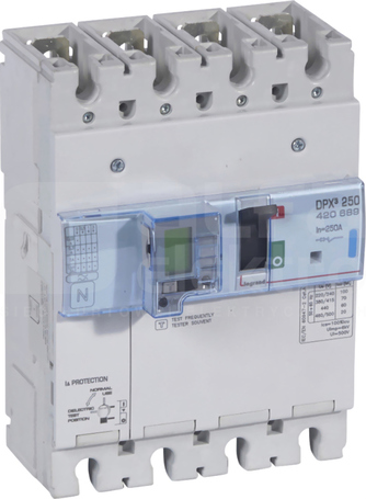 DPX3-250 3P 100A 70kA Wyłącznik mocy z wyzwalaczem elektron+pomiar+zabez