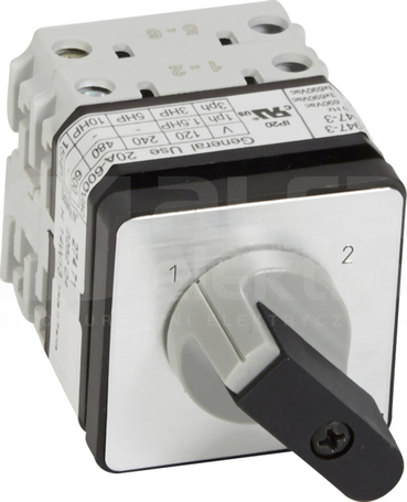 PR21 25A 1P 1-2 Łącznik krzywkowy