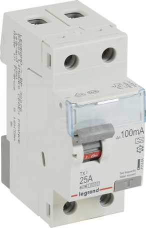 P-302 25A/100mA A TX3 2P Wyłącznik różnicowoprądowy