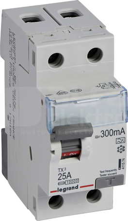 P-302 25A/300mA A TX3 2P Wyłącznik różnicowoprądowy