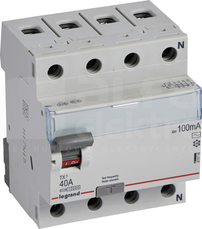 P-304 40A/100mA AC TX3 4P Wyłącznik różnicowoprądowy