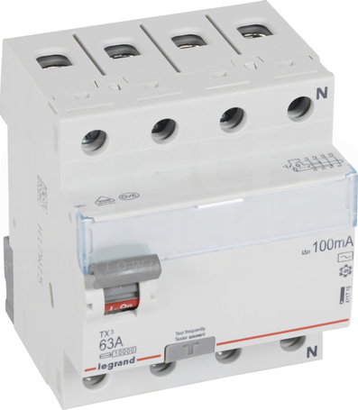 P-304 63A/100mA AC TX3 4P Wyłącznik różnicowoprądowy