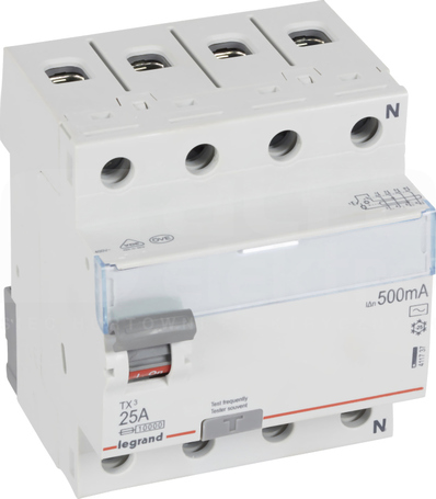P-304 25A/500mA AC TX3 4P Wyłącznik różnicowoprądowy