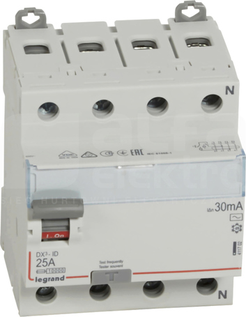 P-304 25A/30mA 4P AC Wyłącznik różnicowoprądowy