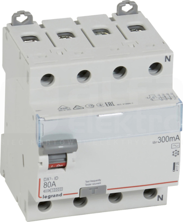 P-304 80A/300mA AC DX3 4P Wyłącznik różnicowoprądowy