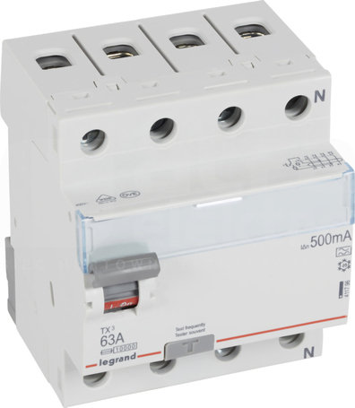 P-304 63A/500mA A TX3 4P Wyłącznik różnicowoprądowy