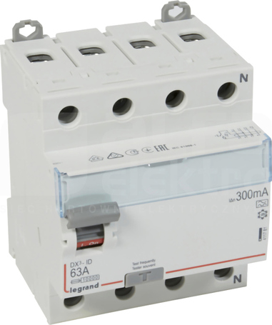 P-304 63A/300mA A DX3 Wyłącznik różnicowoprądowy