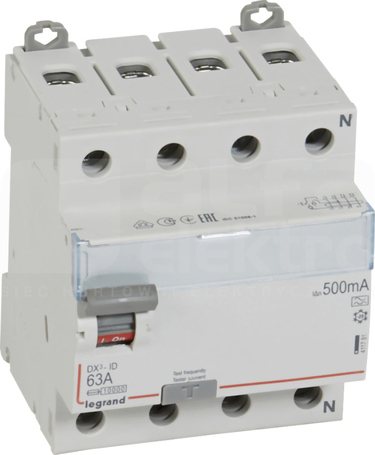 P-304 63A/500mA A DX3 4P Wyłącznik różnicowoprądowy