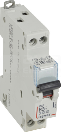 DX3 1P+N B25A 6kA Wyłącznik nadprądowy