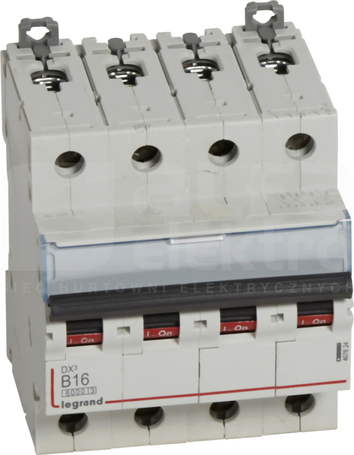 DX3 4P B16A 6kA Wyłącznik nadprądowy