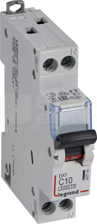 DX3 1P+N C10A 6kA Wyłącznik nadprądowy