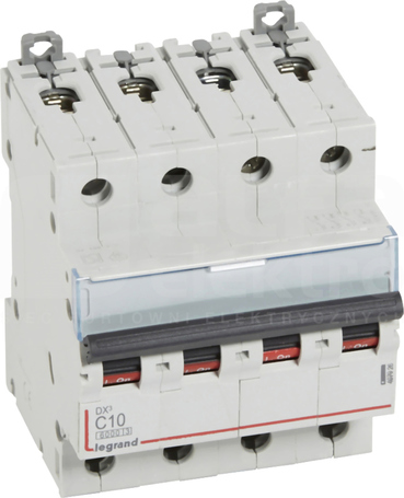 DX3 4P C10A 6kA Wyłącznik nadprądowy