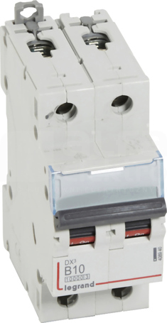 DX3 2P B10A 10kA Wyłącznik nadprądowy