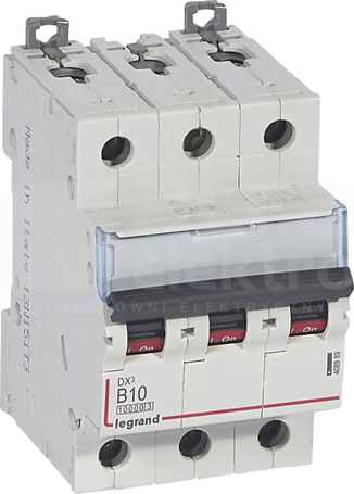 DX3 3P B10A 10kA Wyłącznik nadprądowy