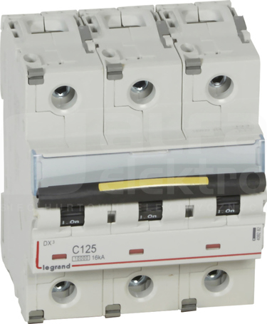 DX3 3P C125A 10/16kA Wyłącznik nadprądowy