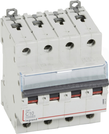 DX3 4P C10A 10kA Wyłącznik nadprądowy
