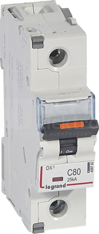 DX3 1P C80A 25kA Wyłącznik nadprądowy