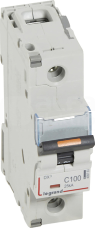 DX3 1P C100A 25kA Wyłącznik nadprądowy