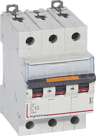 DX3 3P C10A 25kA Wyłącznik nadprądowy