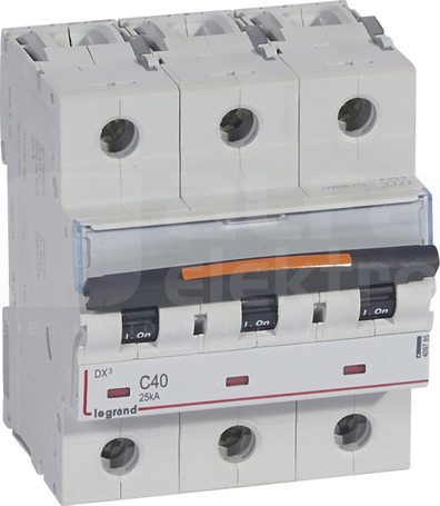 DX3 3P C40A 25kA Wyłącznik nadprądowy