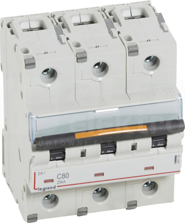 DX3 3P C80A 25kA Wyłącznik nadprądowy