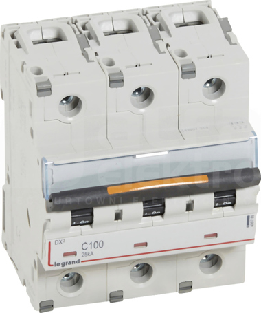 DX3 3P C100A 25kA Wyłącznik nadprądowy