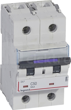 DX3 2P C50A 50kA Wyłącznik nadprądowy