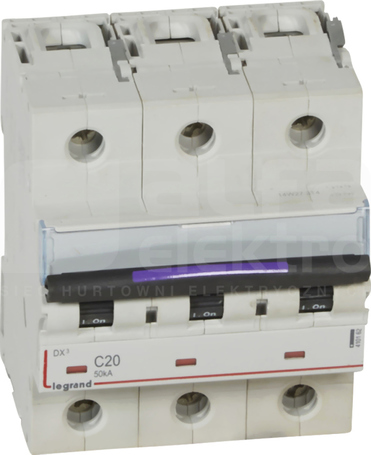 DX3 3P C20A 50kA Wyłącznik nadprądowy
