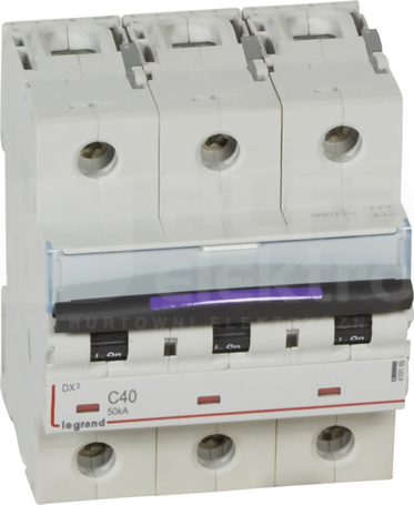 DX3 3P C40A 50kA Wyłącznik nadprądowy
