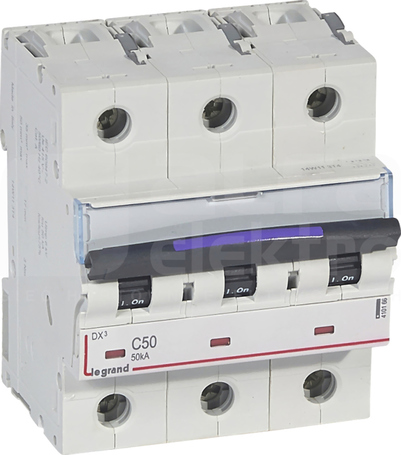 DX3 3P C50A 50kA Wyłącznik nadprądowy