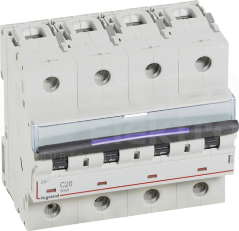DX3 4P C20A 50kA Wyłącznik nadprądowy