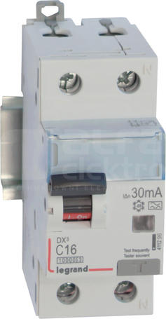 P-312 C16A 30mA typA 2P 10kA DX3 Wyłącznik różnicowo-nadprądowy