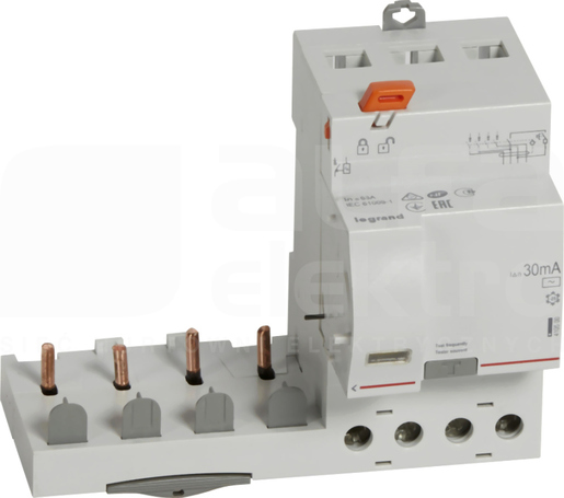 DX3 4P 63A 30mA AC Blok różnicowoprądowy