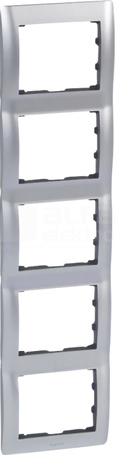 SISTENA/L metal aluminium Ramka pięciokrotna pionowa