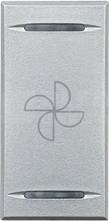 AXOLUTE 1M aluminium Klawisz wentylator