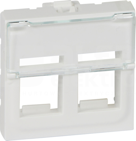 M45 2x KEYSTONE 2M Adapter gniazda teleinformatycznego