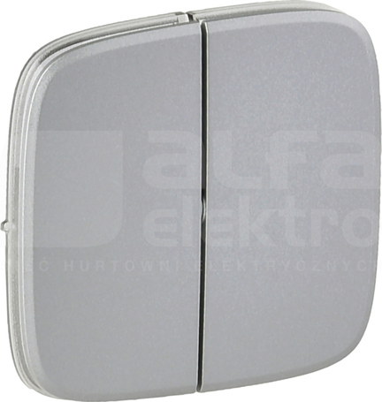 VALENA ALLURE aluminium Klawisz przycisku łącznika