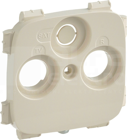 VALENA ALLURE 30mm kremowy Plakietka TV-RD-SAT