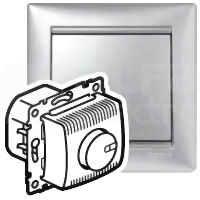 VALENA 100-1000W aluminium Ściemniacz obrotowy