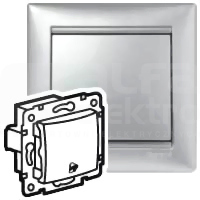 VALENA aluminium Przycisk dzwonek