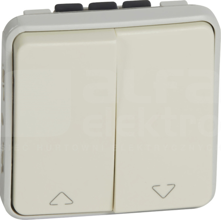 PLEXO55 IP55 biały Przycisk rolet