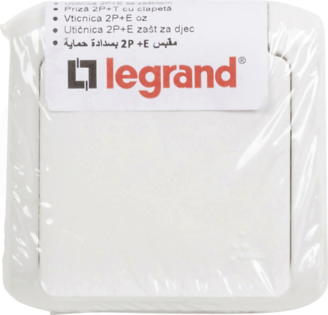 FORIX 2P+Z 16A IP44 biały Gniazdo z przesłoną