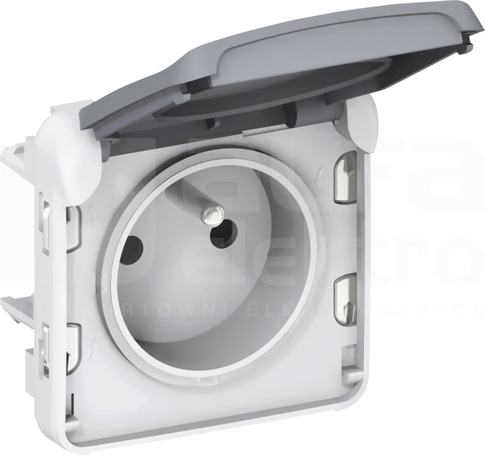 PLEXO55 2P+Z IP55 Mechanizm gniazda z przesłonami styków