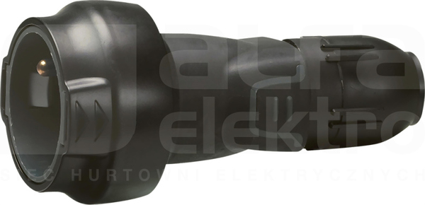 HELMO 2P+Z IP44 Wtyk gumowy