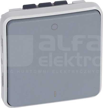 PLEXO 16A 2P 250V IP55 szary Łącznik
